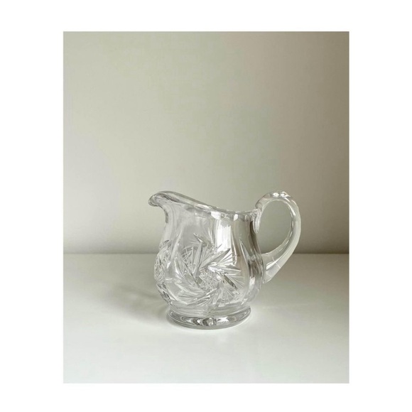 Vintage Crystal Creamer Jug - Picture 4 of 5